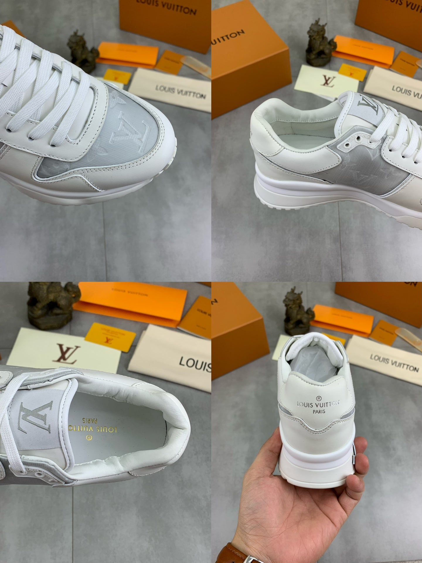 [LOUIS VUITTON] LV Classic Trendy Shoes! Made of imported genuine leather, water-dyed cowhide