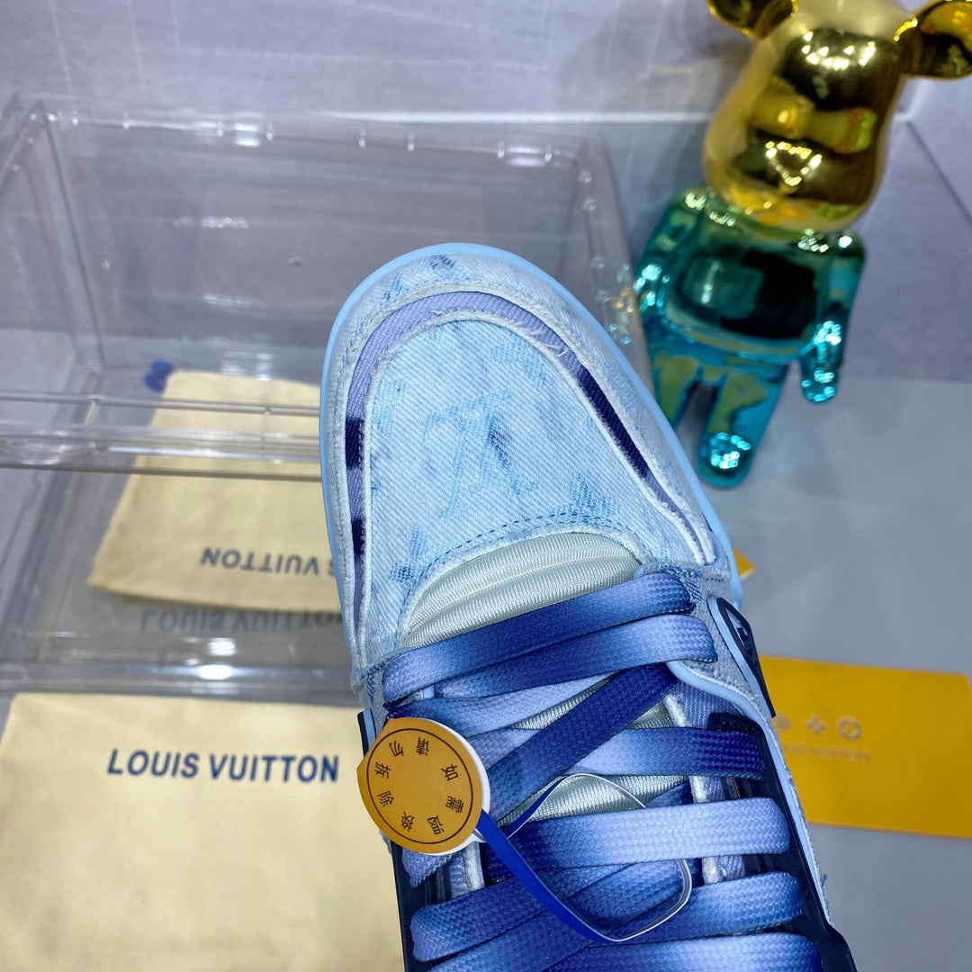 [LOUIS VUITTON] LV Classic Trendy Shoes! Made of imported genuine leather, water-dyed cowhide