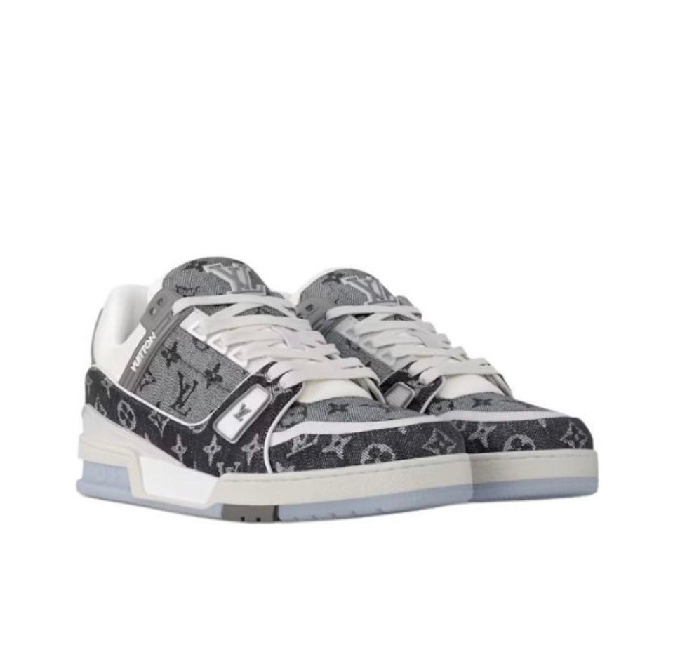 [LOUIS VUITTON] LV Classic Trendy Shoes! Made of imported genuine leather, water-dyed