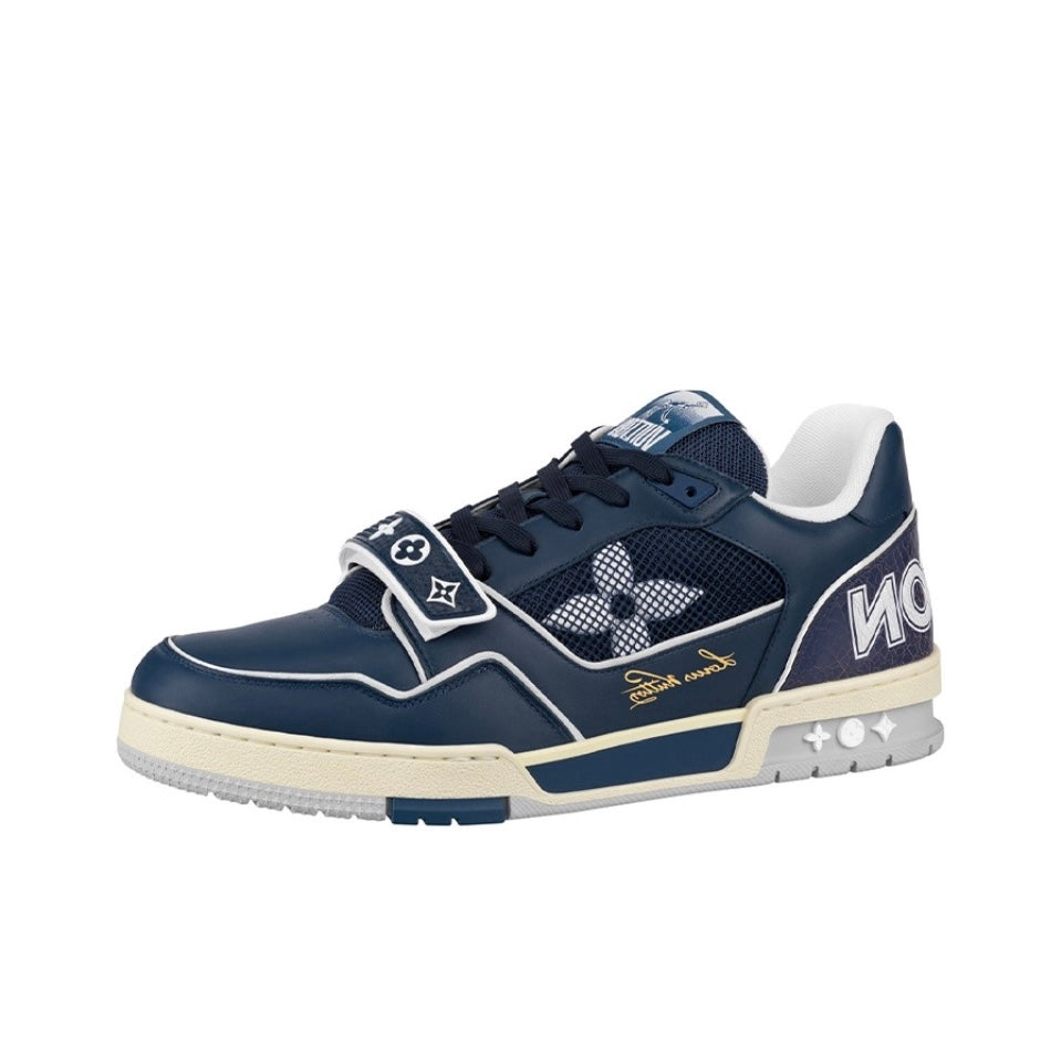 [LOUIS VUITTON] LV Classic Trendy Shoes! Made of imported genuine leather, water-dyed