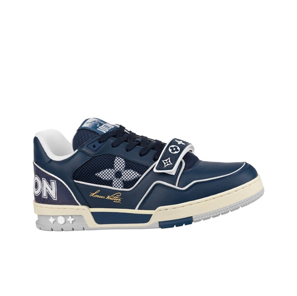 [LOUIS VUITTON] LV Classic Trendy Shoes! Made of imported genuine leather, water-dyed