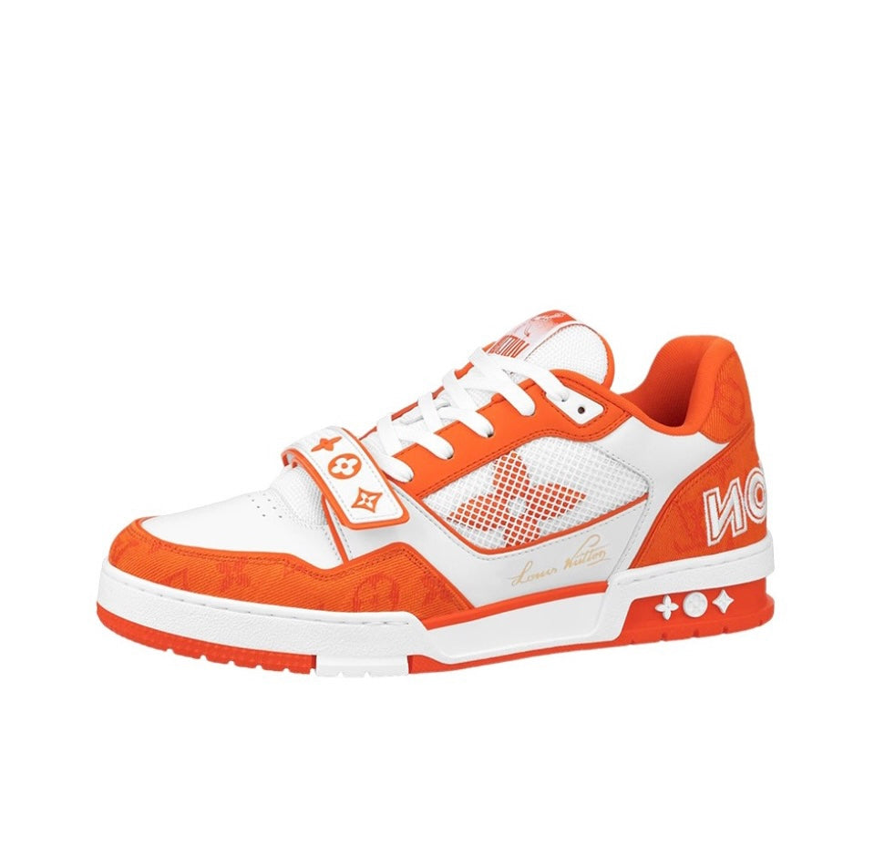 [LOUIS VUITTON] LV Classic Trendy Shoes! Made of imported genuine leather, water-dyed