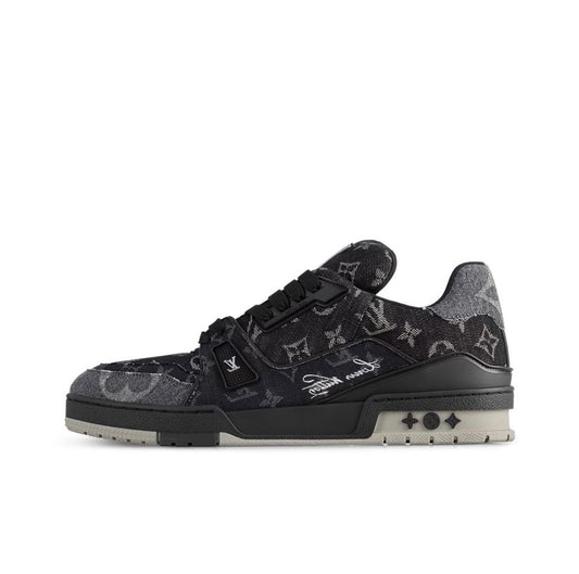 [LOUIS VUITTON] LV Classic Trendy Shoes! Made of imported genuine leather, water-dyed
