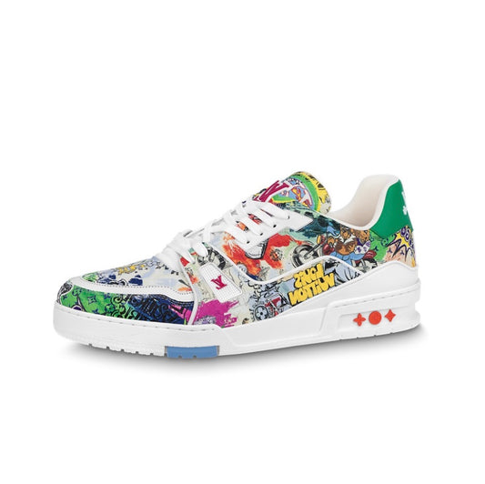 [LOUIS VUITTON] LV Classic Trendy Shoes! Made of imported genuine leather, water-dyed