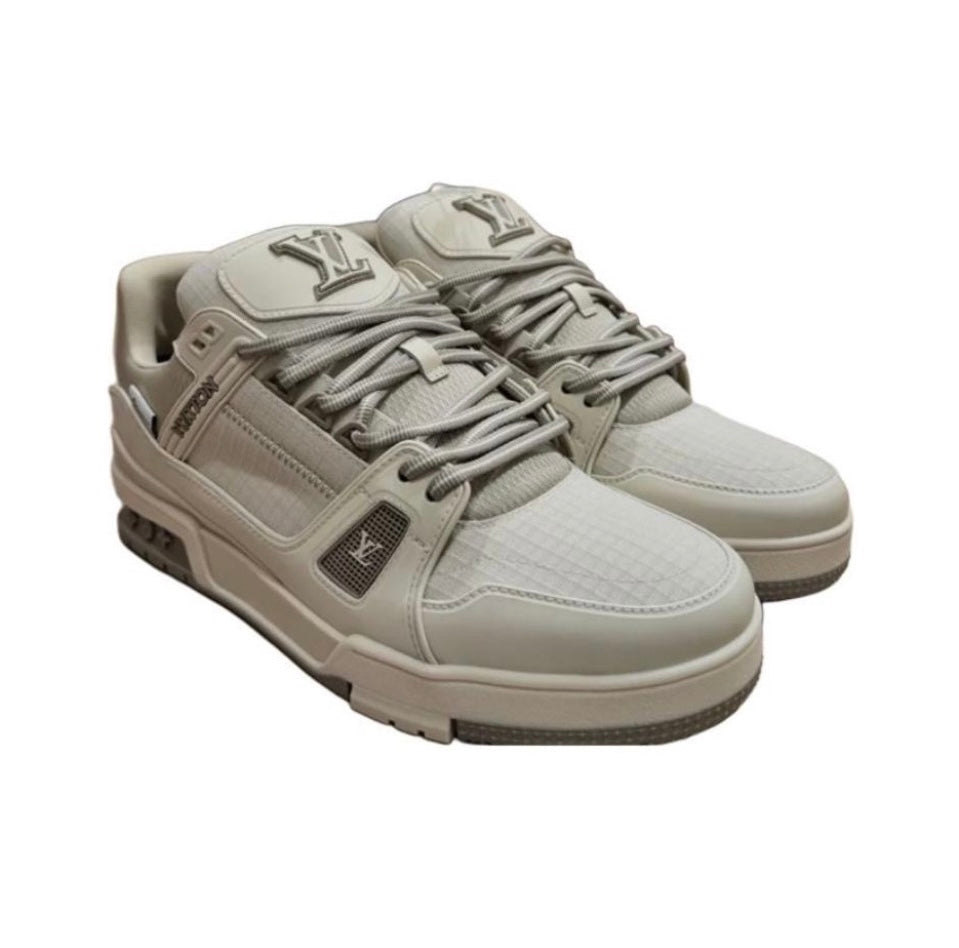 [LOUIS VUITTON] LV Classic Trendy Shoes! Made of imported genuine leather, water-dyed