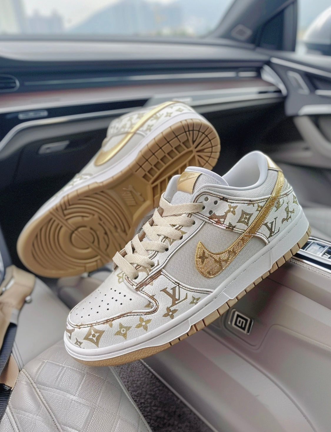 [LOUIS VUITTON] LV Classic Trendy Shoes! Made of imported genuine leather, water-dyed cowhide