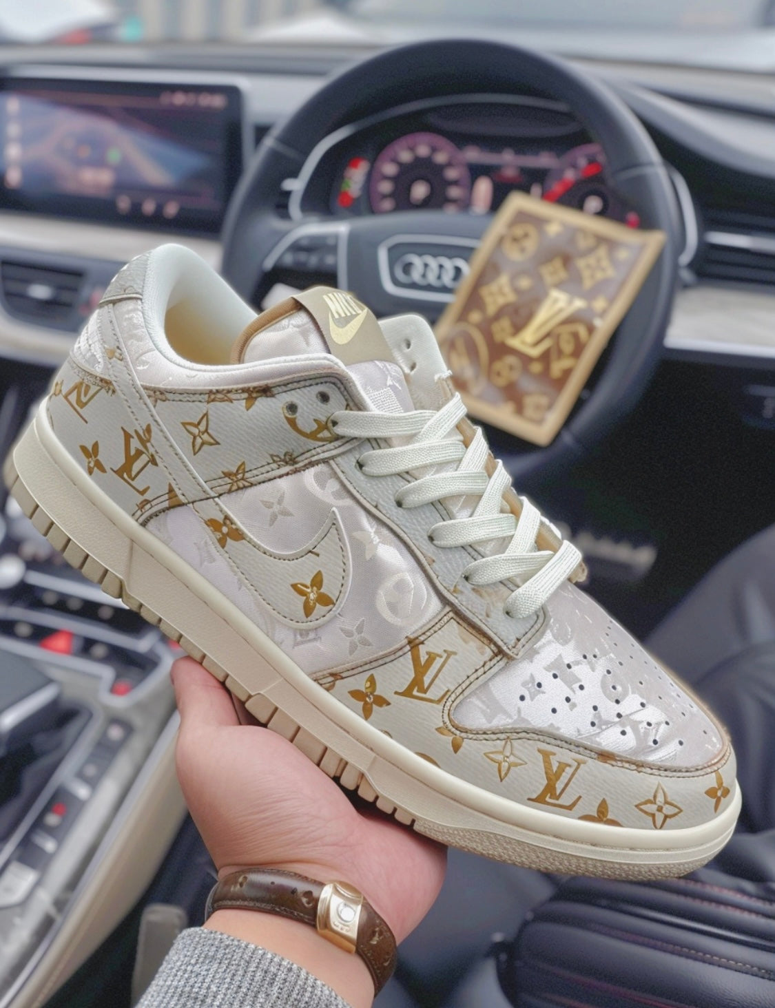 [LOUIS VUITTON] LV Classic Trendy Shoes! Made of imported genuine leather, water-dyed cowhide