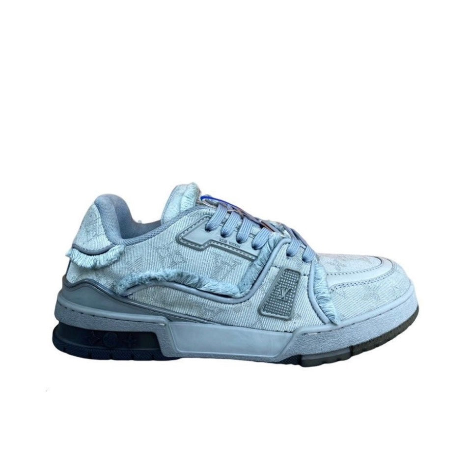 [LOUIS VUITTON] LV Classic Trendy Shoes! Made of imported genuine leather, water-dyed cowhide