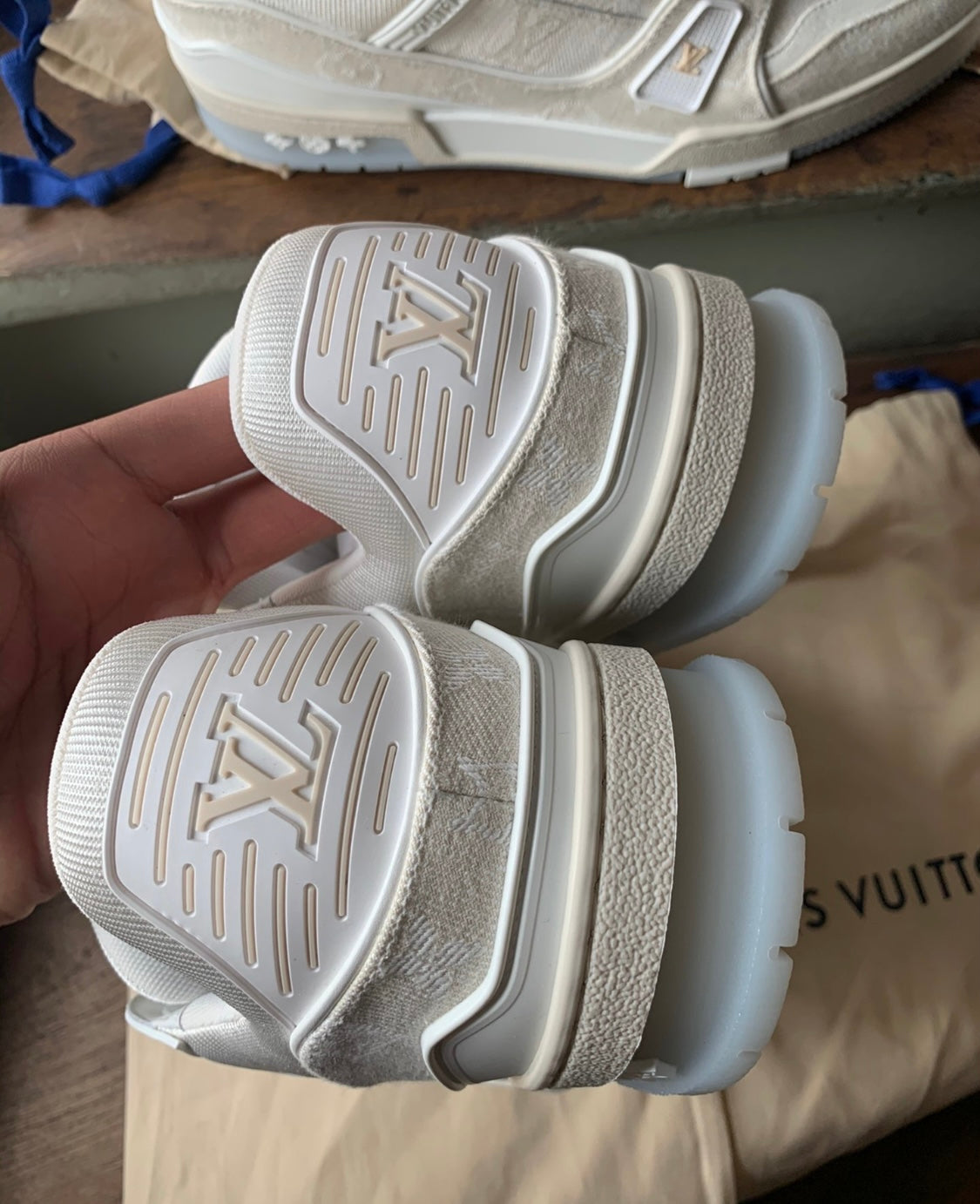 [LOUIS VUITTON] LV Classic Trendy Shoes! Made of imported genuine leather, water-dyed cowhide