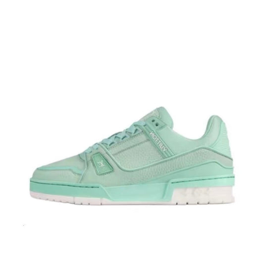 [LOUIS VUITTON] LV Classic Trendy Shoes! Made of imported genuine leather, water-dyed cowhide