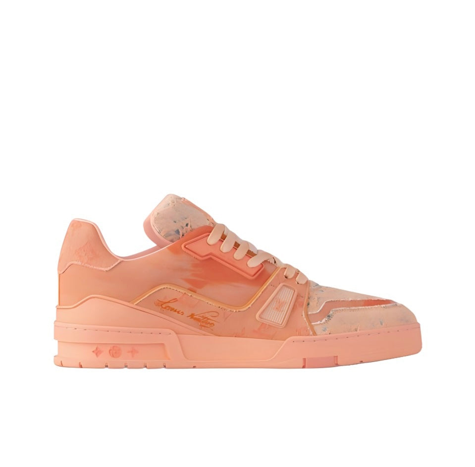 [LOUIS VUITTON] LV Classic Trendy Shoes! Made of imported genuine leather, water-dyed cowhide