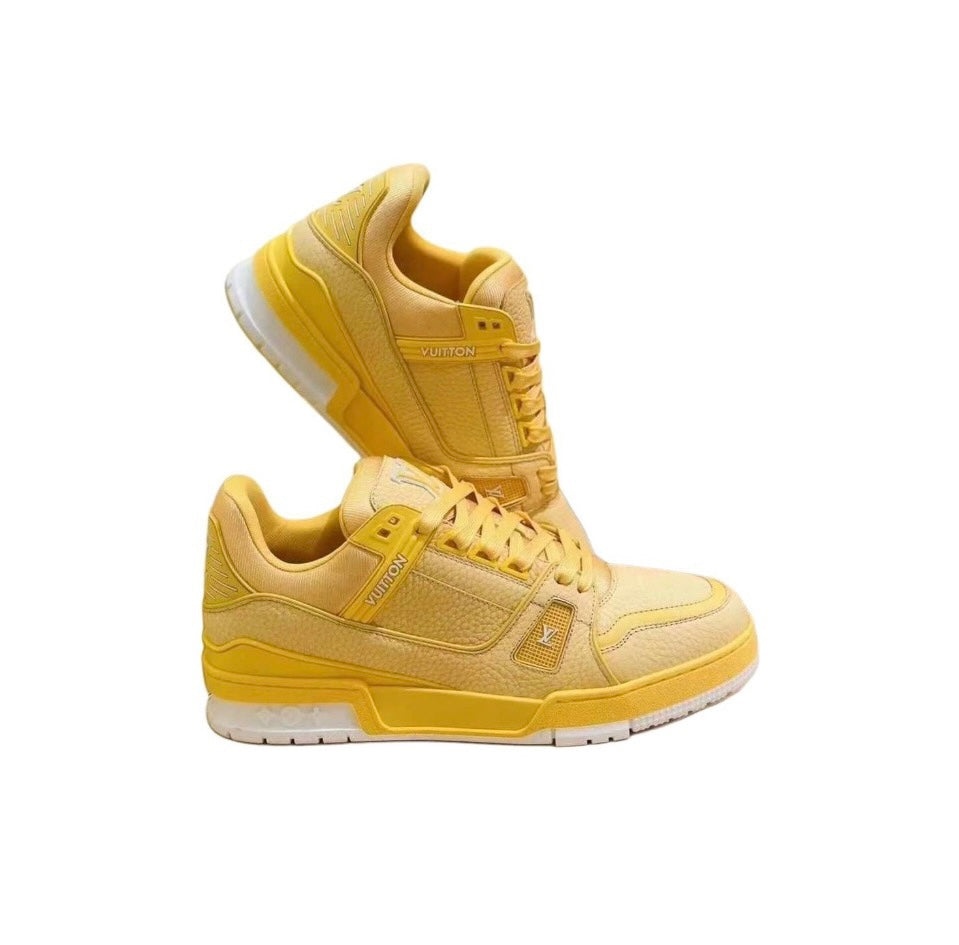 [LOUIS VUITTON] LV Classic Trendy Shoes! Made of imported genuine leather, water-dyed cowhide