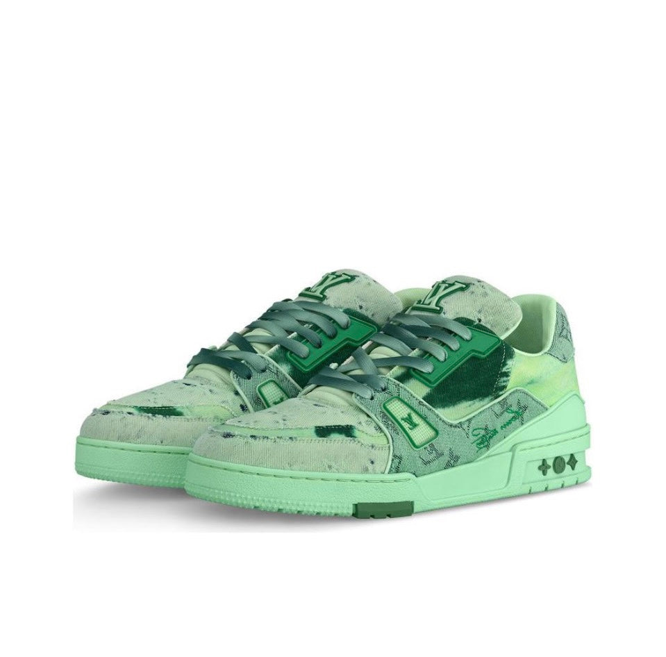 [LOUIS VUITTON] LV Classic Trendy Shoes! Made of imported genuine leather, water-dyed cowhide