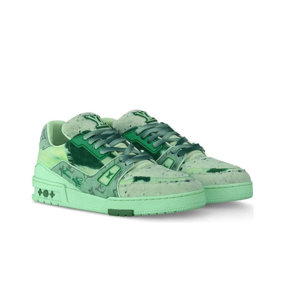 [LOUIS VUITTON] LV Classic Trendy Shoes! Made of imported genuine leather, water-dyed cowhide