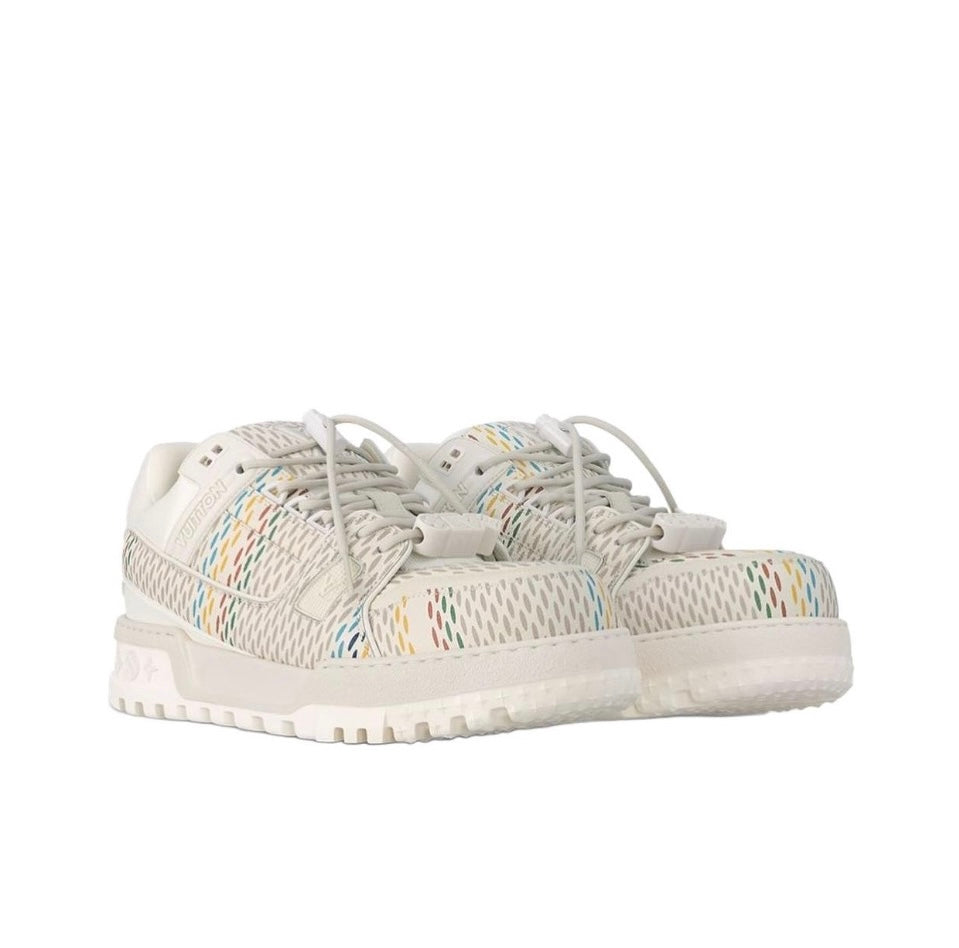 [LOUIS VUITTON] LV Classic Trendy Shoes! Made of imported genuine leather, water-dyed cowhide