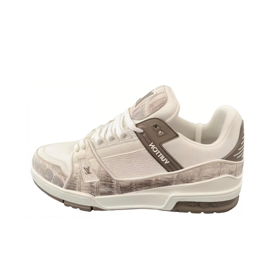 [LOUIS VUITTON] LV Classic Trendy Shoes! Made of imported genuine leather, water-dyed cowhide