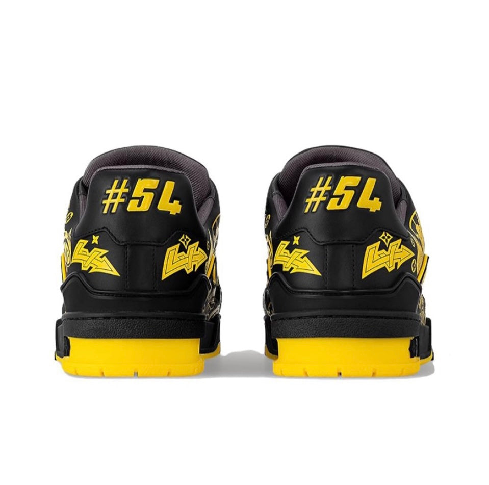 [LOUIS VUITTON] LV Classic Trendy Shoes! Made of imported genuine leather, water-dyed cowhide