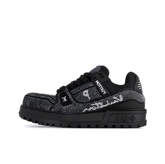 [LOUIS VUITTON] LV Classic Trendy Shoes! Made of imported genuine leather, water-dyed cowhide