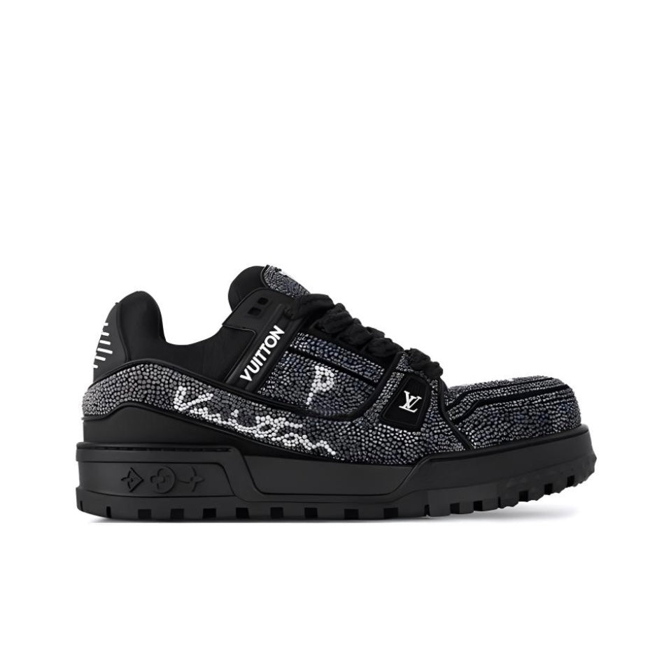 [LOUIS VUITTON] LV Classic Trendy Shoes! Made of imported genuine leather, water-dyed cowhide