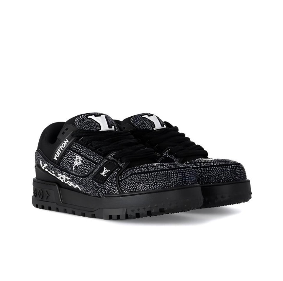 [LOUIS VUITTON] LV Classic Trendy Shoes! Made of imported genuine leather, water-dyed cowhide