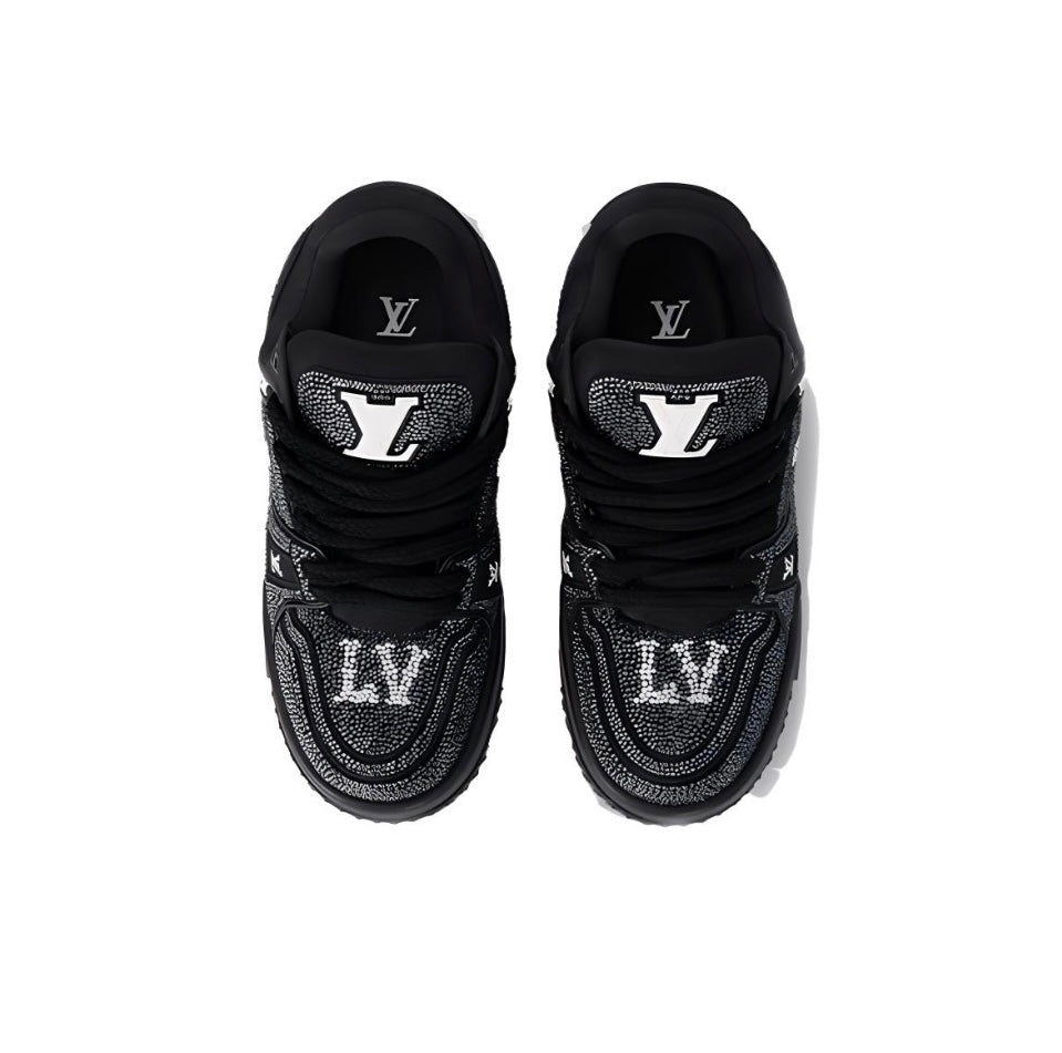 [LOUIS VUITTON] LV Classic Trendy Shoes! Made of imported genuine leather, water-dyed cowhide