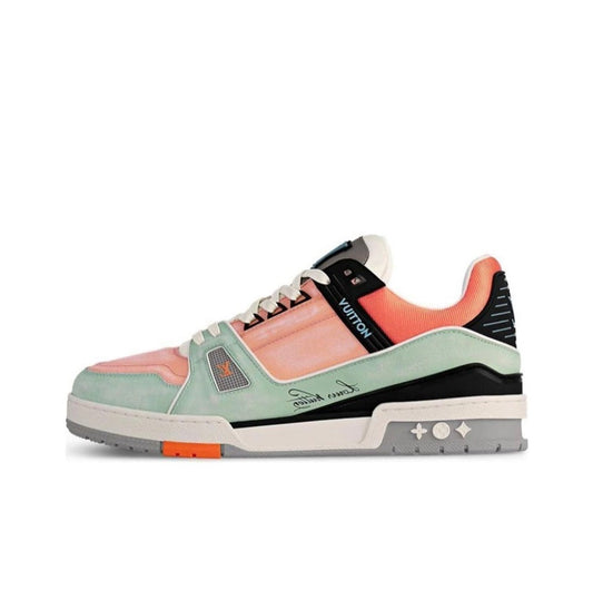 [LOUIS VUITTON] LV Classic Trendy Shoes! Made of imported genuine leather, water-dyed cowhide