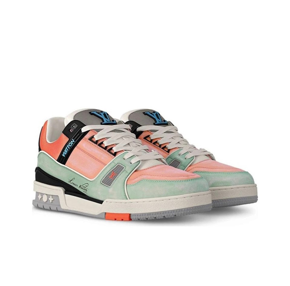 [LOUIS VUITTON] LV Classic Trendy Shoes! Made of imported genuine leather, water-dyed cowhide