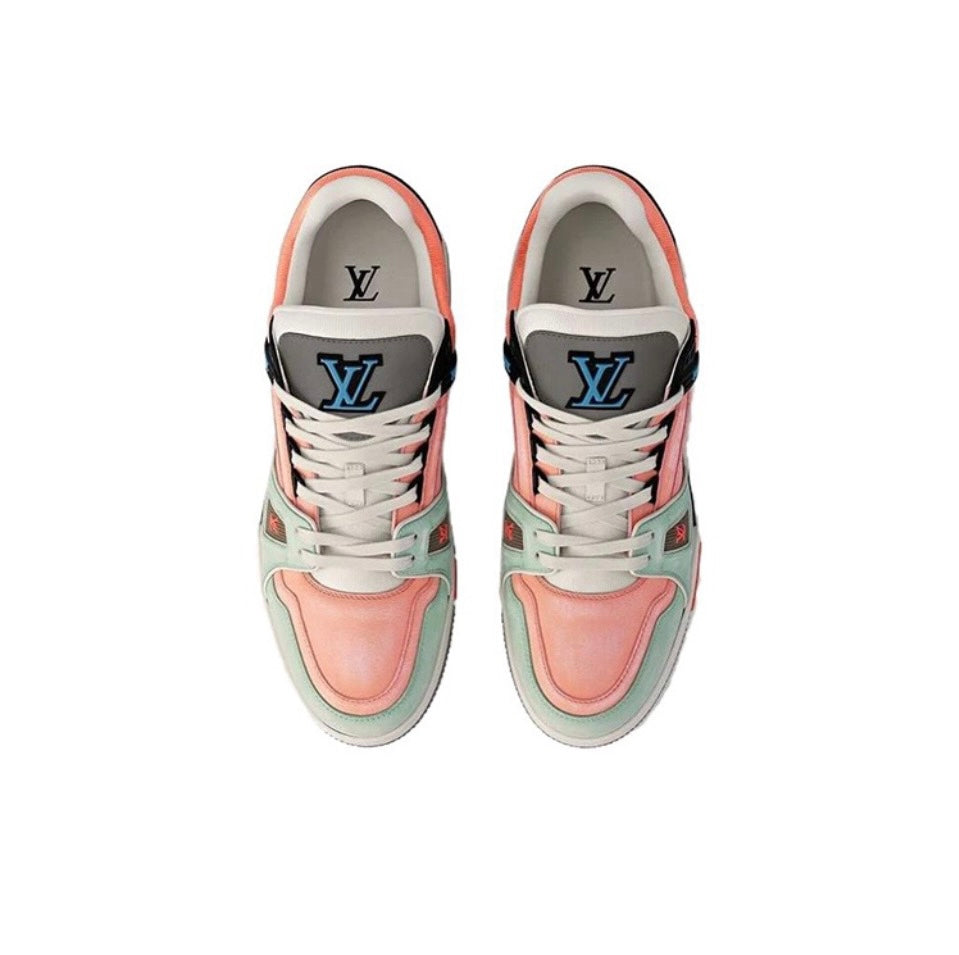 [LOUIS VUITTON] LV Classic Trendy Shoes! Made of imported genuine leather, water-dyed cowhide