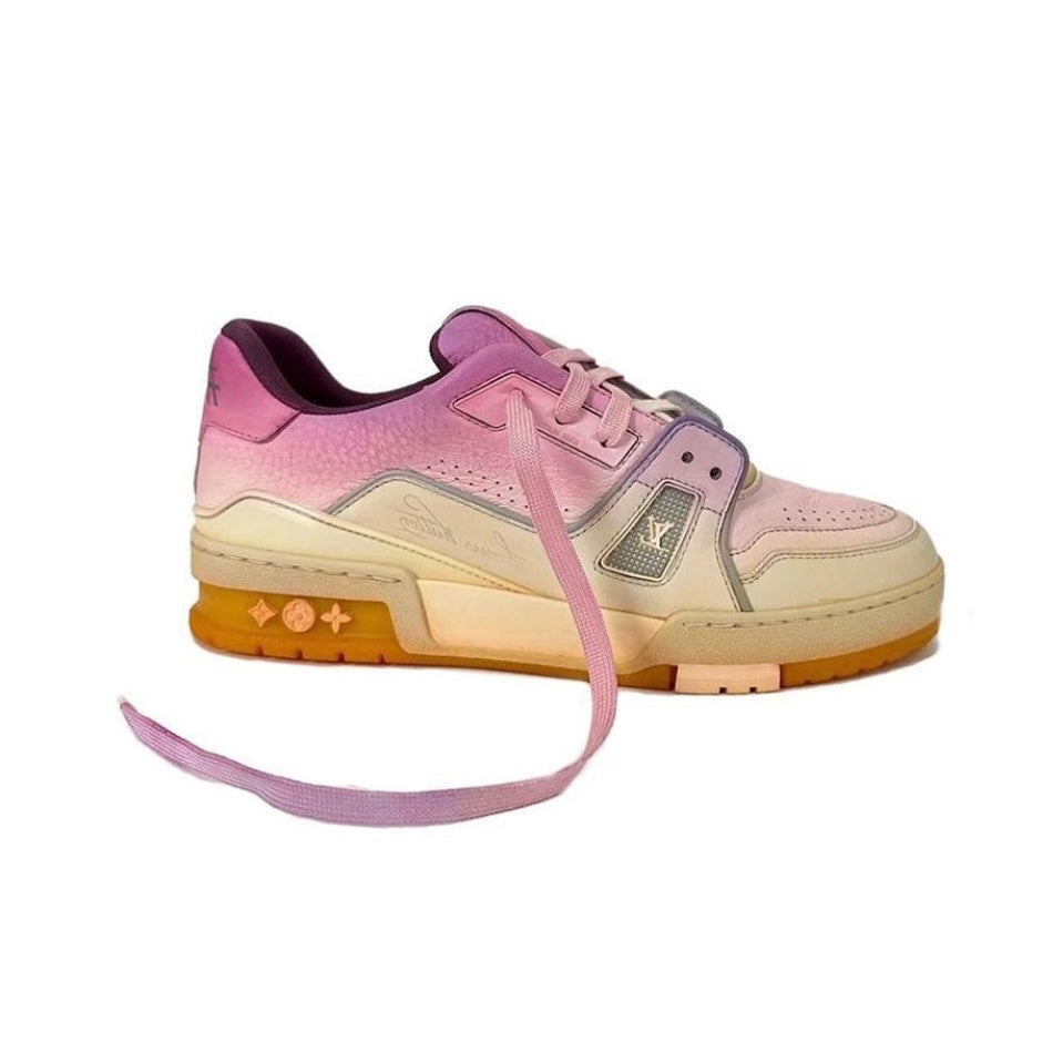 [LOUIS VUITTON] LV Classic Trendy Shoes! Made of imported genuine leather, water-dyed cowhide