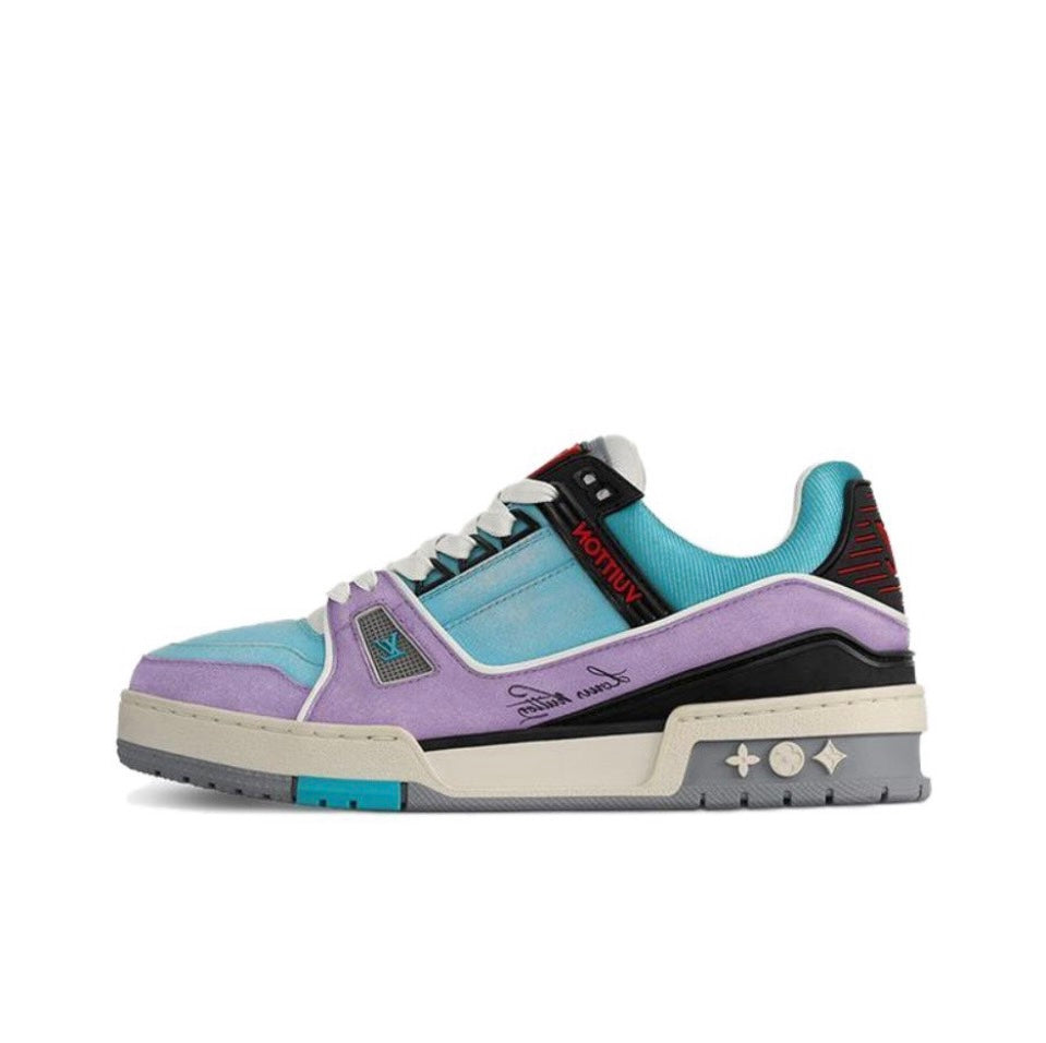 [LOUIS VUITTON] LV Classic Trendy Shoes! Made of imported genuine leather, water-dyed cowhide