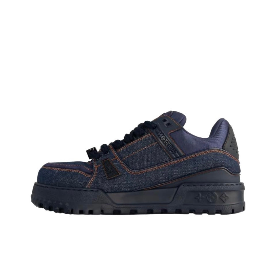 [LOUIS VUITTON] LV Classic Trendy Shoes! Made of imported genuine leather, water-dyed cowhide