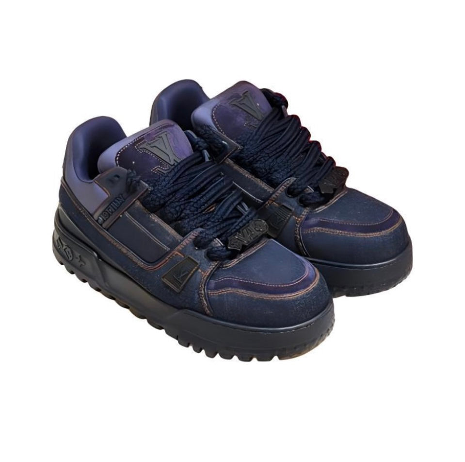 [LOUIS VUITTON] LV Classic Trendy Shoes! Made of imported genuine leather, water-dyed cowhide