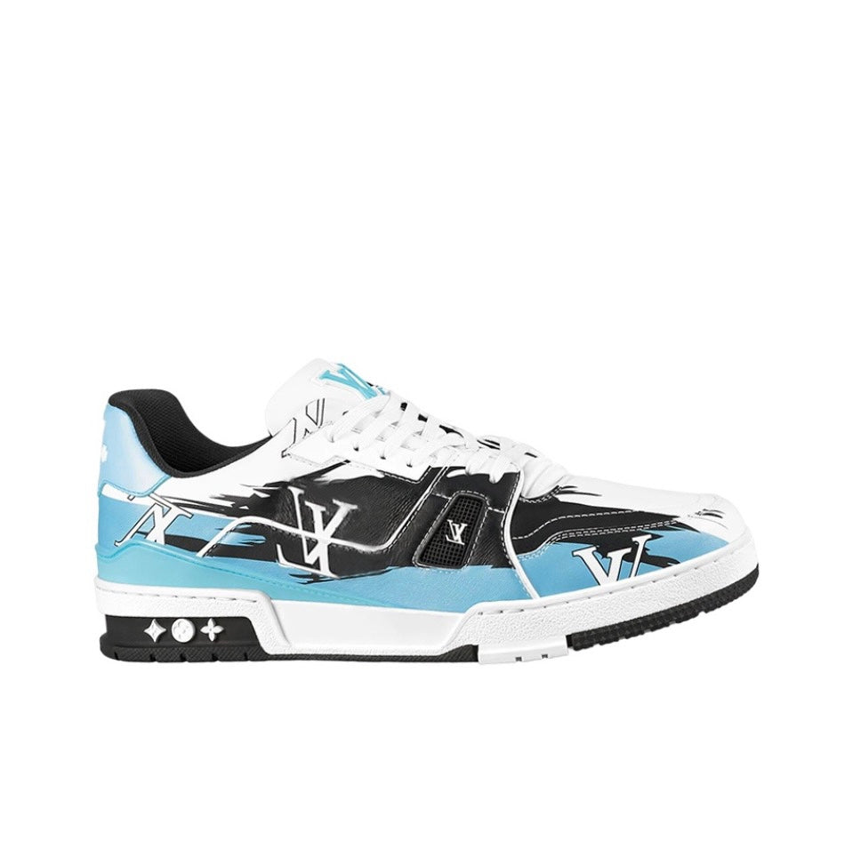 [LOUIS VUITTON] LV Classic Trendy Shoes! Made of imported genuine leather, water-dyed cowhide