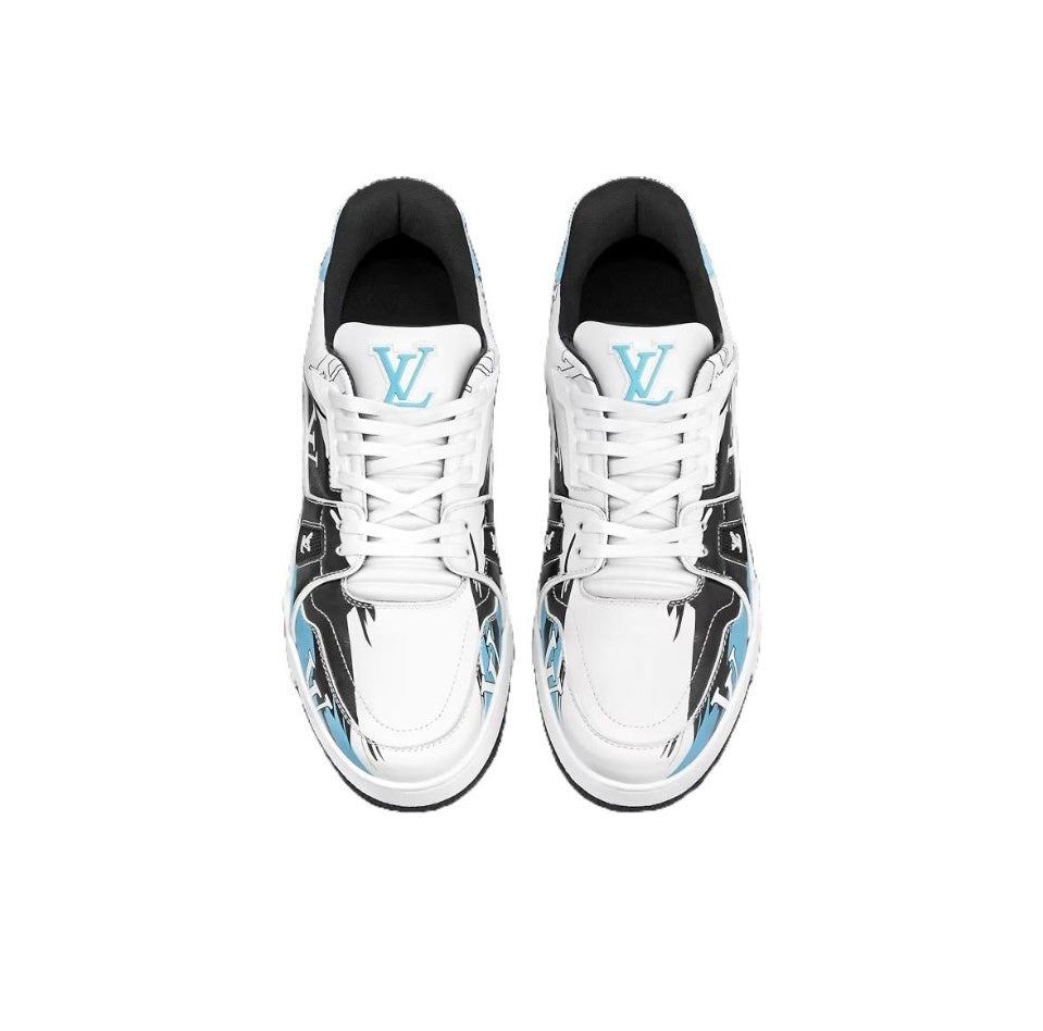 [LOUIS VUITTON] LV Classic Trendy Shoes! Made of imported genuine leather, water-dyed cowhide