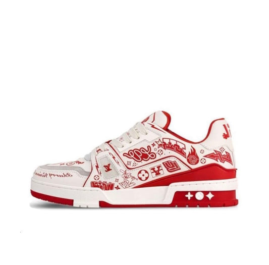 [LOUIS VUITTON] LV Classic Trendy Shoes! Made of imported genuine leather, water-dyed cowhide
