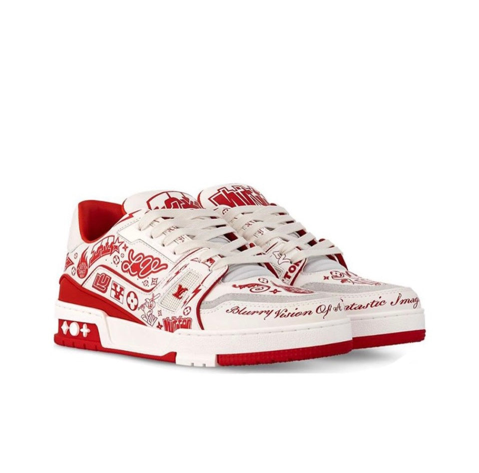 [LOUIS VUITTON] LV Classic Trendy Shoes! Made of imported genuine leather, water-dyed cowhide