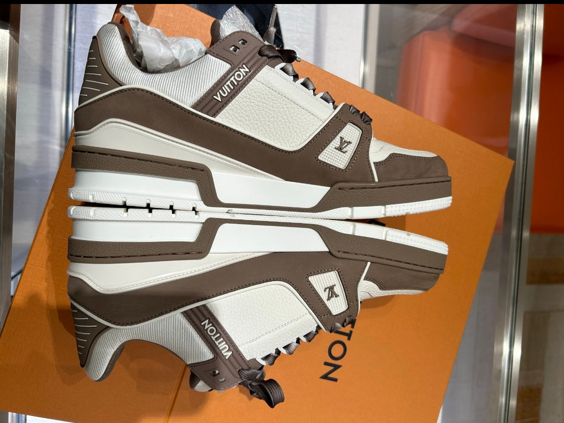 [LOUIS VUITTON] LV Classic Trendy Shoes! Made of imported genuine leather, water-dyed cowhide