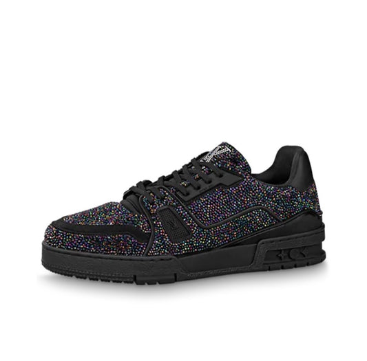 [LOUIS VUITTON] LV Classic Trendy Shoes! Made of imported genuine leather, water-dyed cowhid