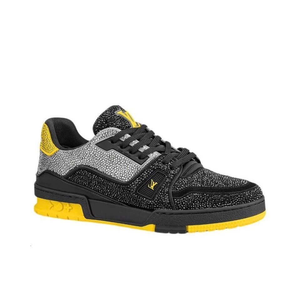 [LOUIS VUITTON] LV Classic Trendy Shoes! Made of imported genuine leather, water-dyed cowhide