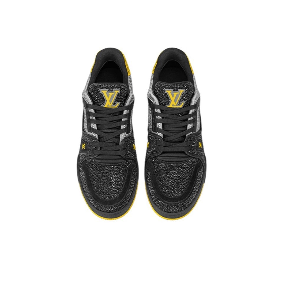 [LOUIS VUITTON] LV Classic Trendy Shoes! Made of imported genuine leather, water-dyed cowhide