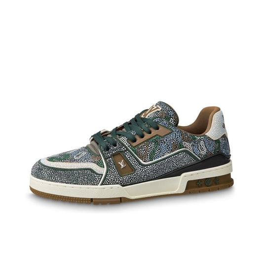 [LOUIS VUITTON] LV Classic Trendy Shoes! Made of imported genuine leather, water-dyed cowhide