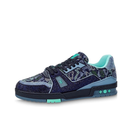 [LOUIS VUITTON] LV Classic Trendy Shoes! Made of imported genuine leather, water-dyed cowhide