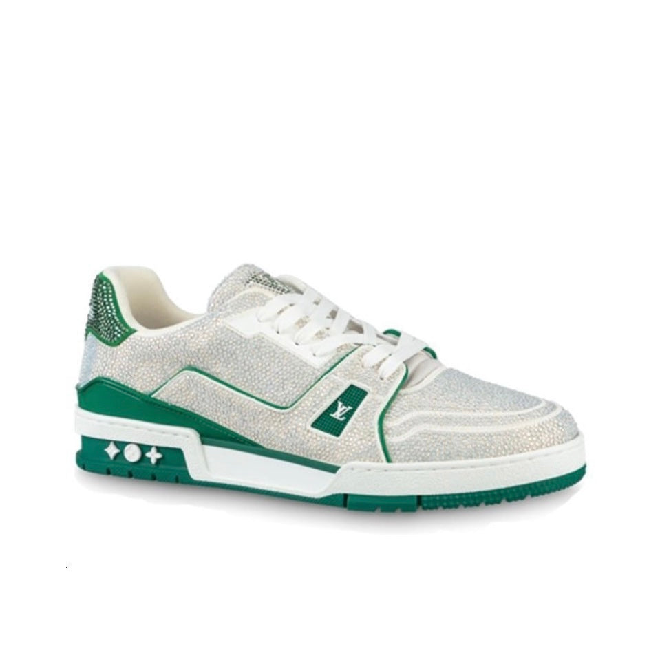 [LOUIS VUITTON] LV Classic Trendy Shoes! Made of imported genuine leather, water-dyed cowhide