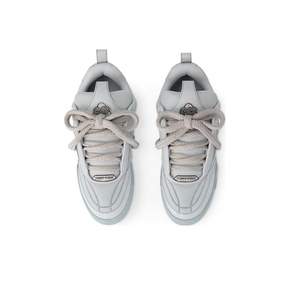 [LOUIS VUITTON] LV Classic Trendy Shoes! Made of imported genuine leather, water-dyed cowhide