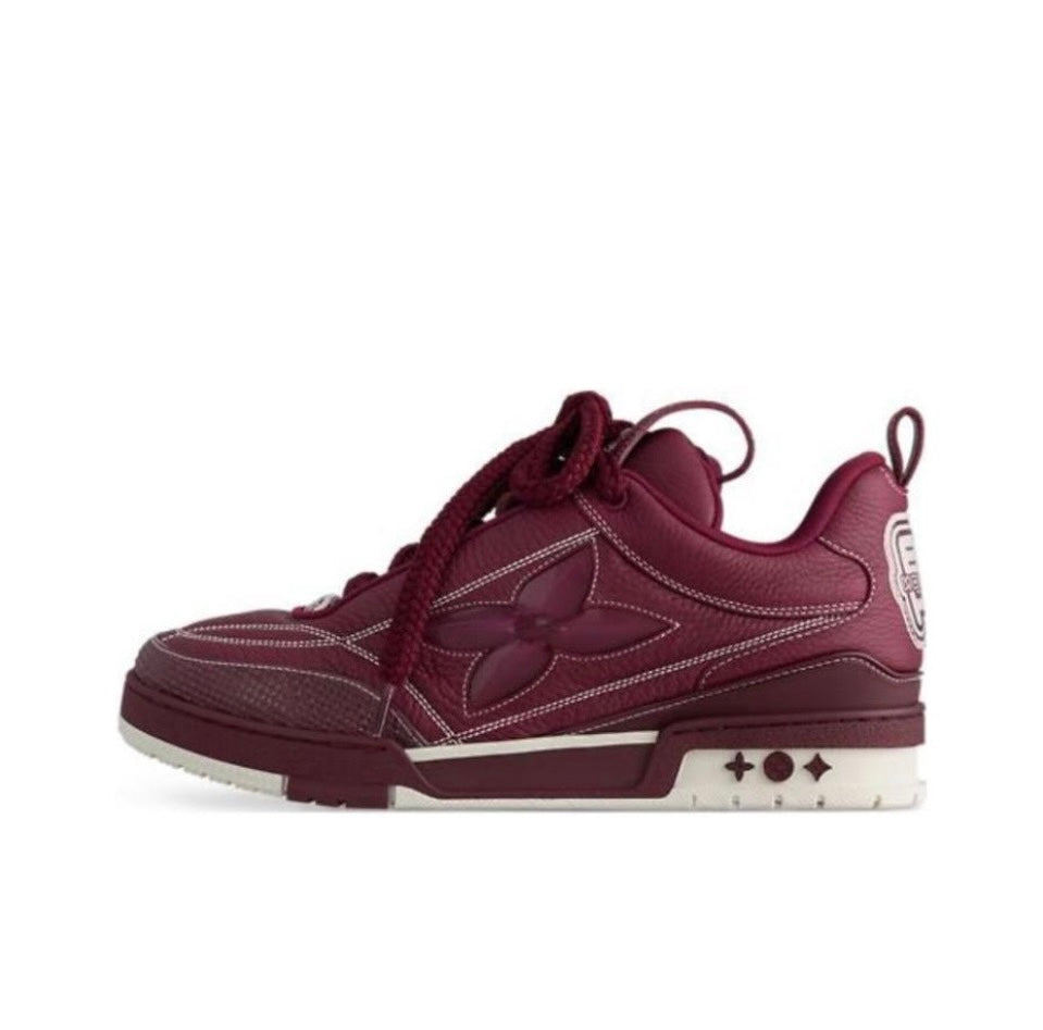 [LOUIS VUITTON] LV Classic Trendy Shoes! Made of imported genuine leather, water-dyed cowhide