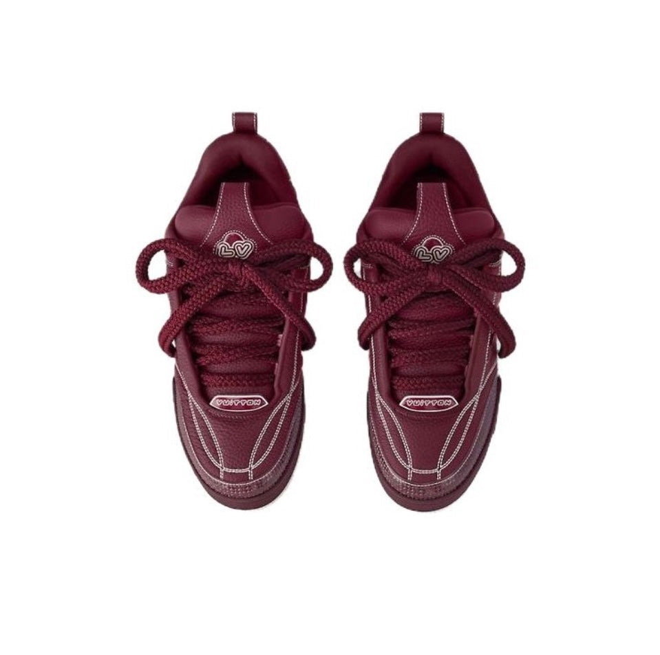 [LOUIS VUITTON] LV Classic Trendy Shoes! Made of imported genuine leather, water-dyed cowhide