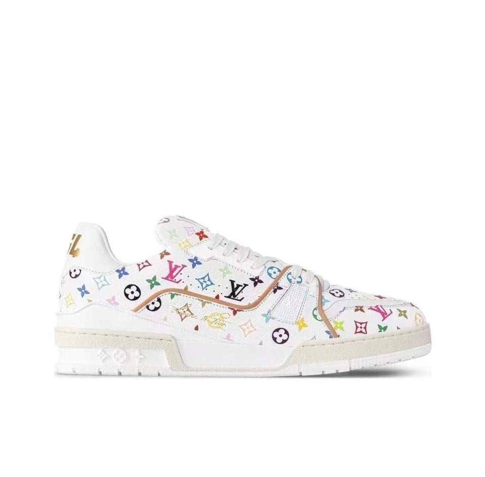 [LOUIS VUITTON] LV Classic Trendy Shoes! Made of imported genuine leather, water-dyed cowhide