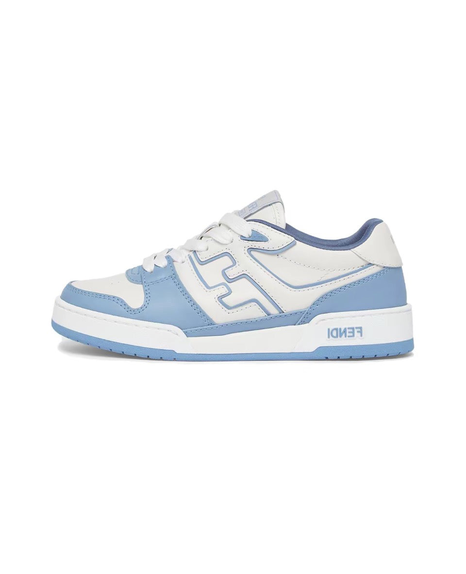FENDI Match calfskin round toe lace-up platform low top sneakersSize: 36-45
