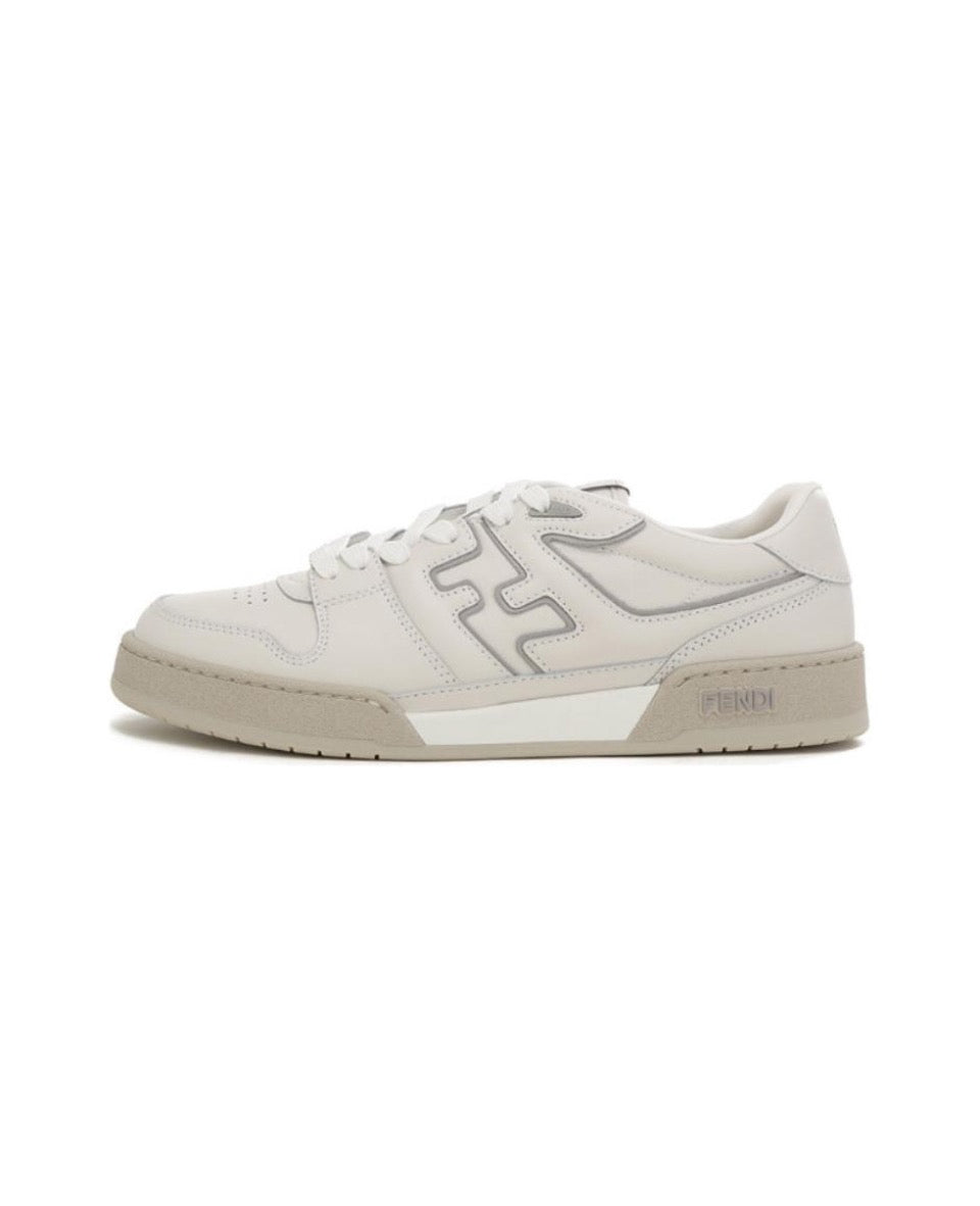 FENDI Match calfskin round toe lace-up platform low top sneakers Size: 36-45