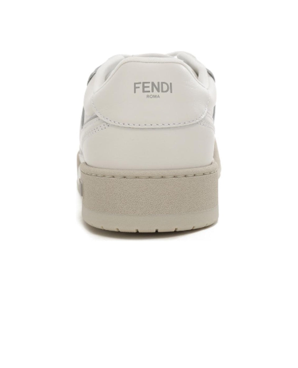 FENDI Match calfskin round toe lace-up platform low top sneakers Size: 36-45